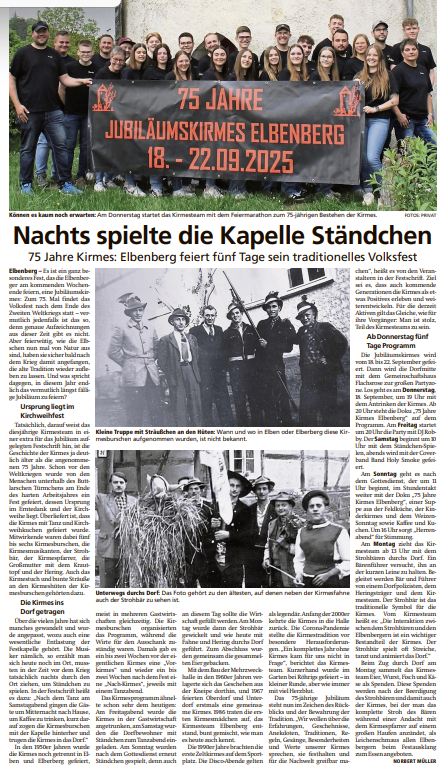 Bericht HNA vom 17 .September 2025